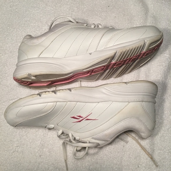 Reebok white and pink sneakers - Picture 1 of 7